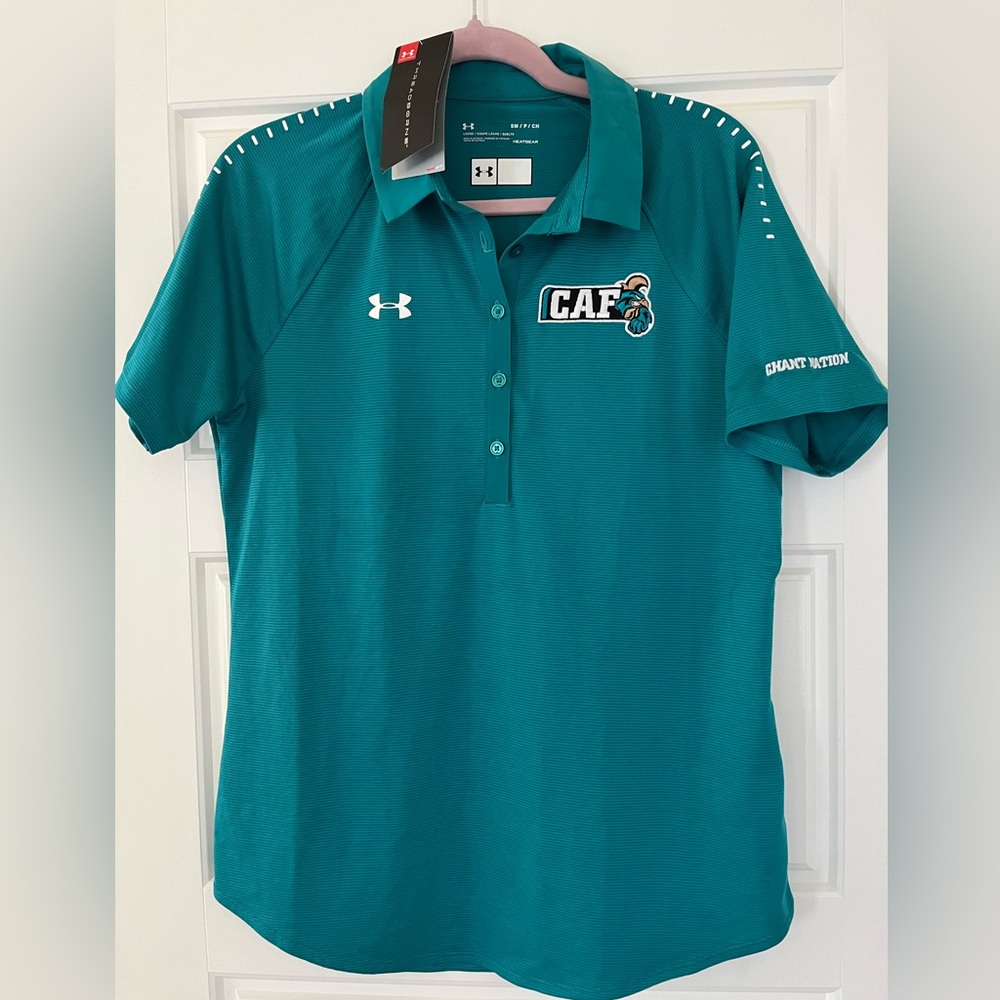 Coastal Carolina Athletic Foundation (CAF) Under Armour women’s small polo
